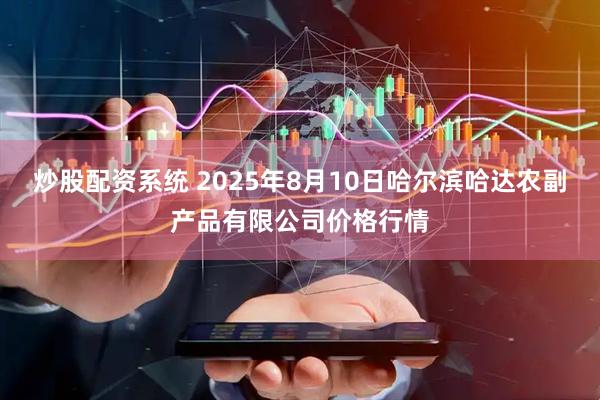 炒股配资系统 2025年8月10日哈尔滨哈达农副产品有限公司价格行情